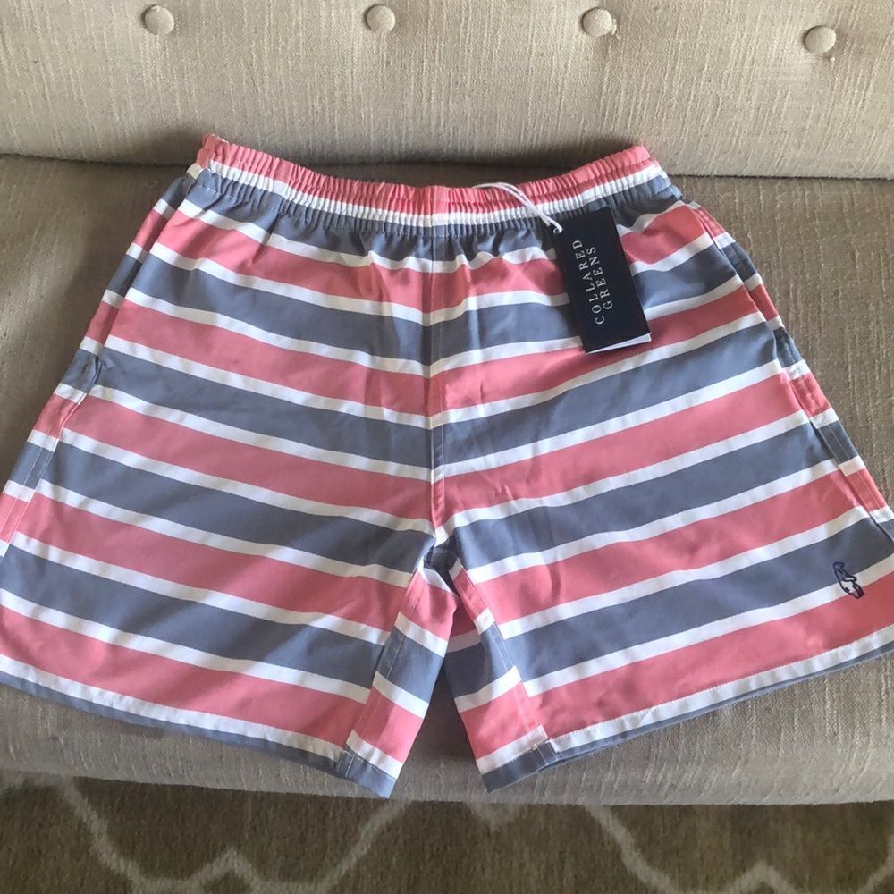 New Collared Greens Classic American Swim Trunks